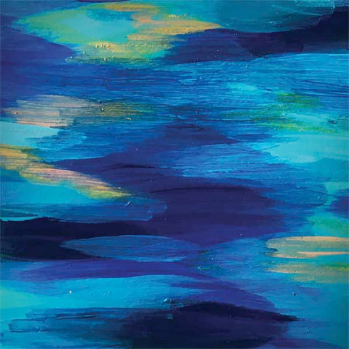 Etta Vee Ocean Blue Brush Stroke Surface Book 2 13.5in Skin